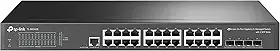 TP-Link SWITCH GERENCIÁVEL L2+ C/ 24 PORTAS GIGABIT E 4 SLOTS SFP JETSTREAM TL-SG3428 SMB, Preto