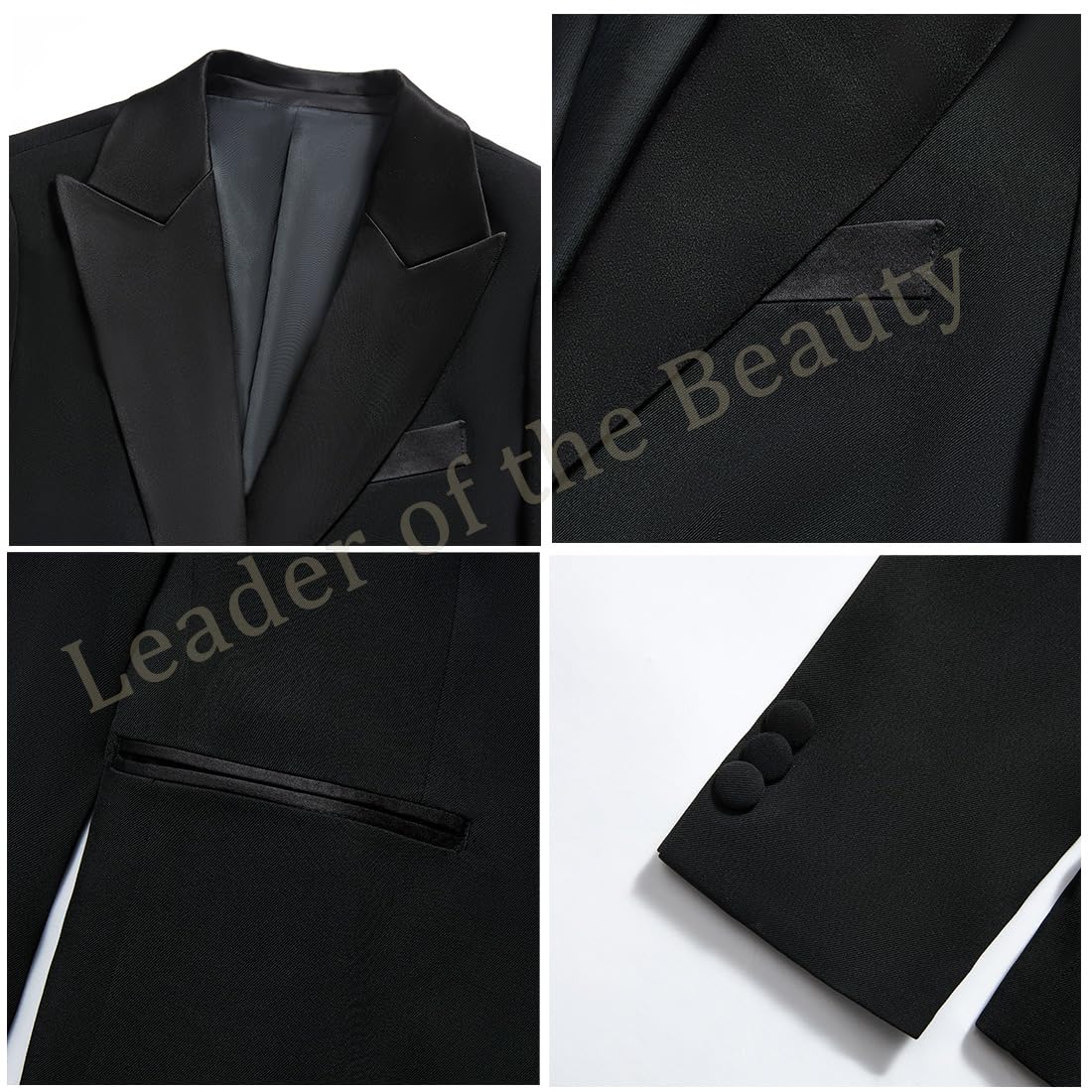 Abito elegante da donna, composto da 3 pezzi (giacca, gilet, pantaloni), adatto per ufficio, lavoro, affari, ballo della scuola, feste