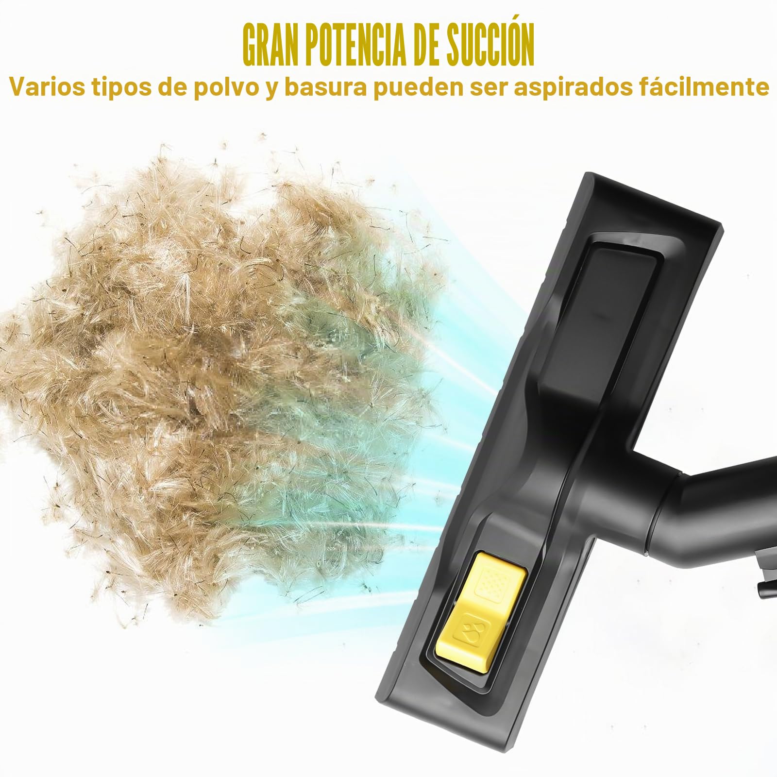 Cleanwizzard - Boquilla universal para aspiradora Karcher WD2 WD3 WD4 WD5 WD6, boquilla universal de repuesto para aspiradora en seco y húmedo de 35 mm, boquilla de aspiración en seco y húmedo de