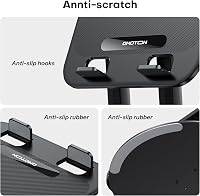 OMOTON Laptop Stand fém alappal, 360° forgatható, összecsukható ergonomikus állvány 15" MacBook-hoz 4