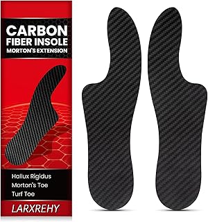 Carbon Fiber Insole(1 Pair): Rigid Shoe Insert for Men & Women