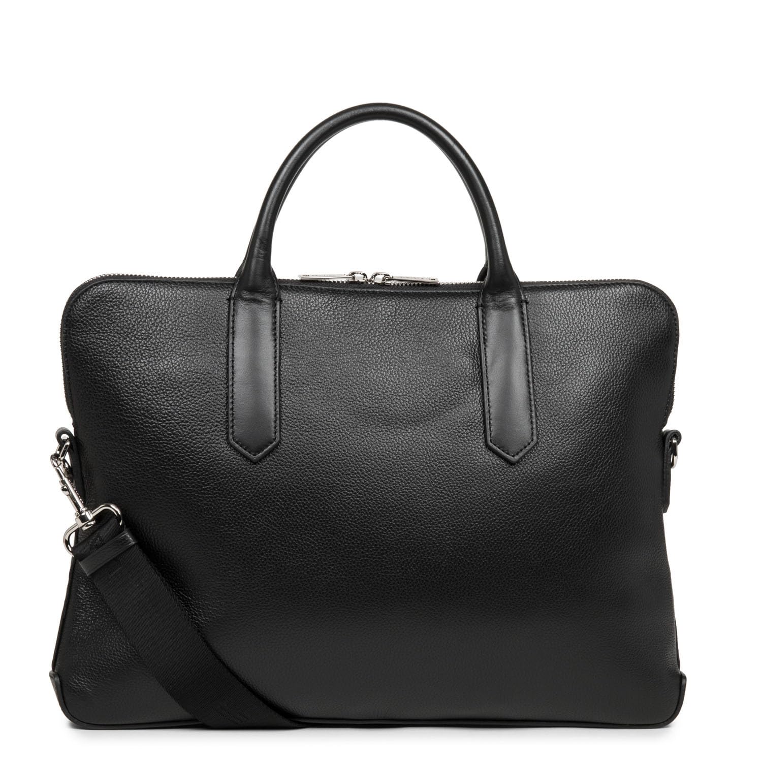LANCASTER | Milano Gentlemen - Porte documents Cuir de Vachette Grainé Noir