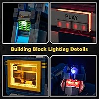 Vista 4 de Kyglaring Kit de luces compatible con Lego 10358 (sin luz de modelo), accesorios de iluminación LED de control remoto compatibles