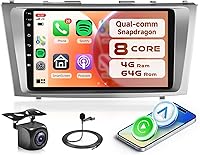 Vista 9 de Rimoody Radio de coche 4core 2G+64G para Toyota Camry 2006-2011 compatible con Canbus Original JBL Navigation, Android Car Stereo Wireless Carplay