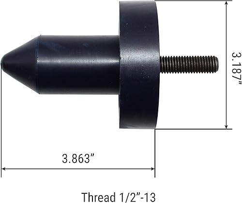 Miniatura 3 de Pin de capó Poly para Kenworth T2000, T400, T440, T450, T470, T600, T660, T800, W900