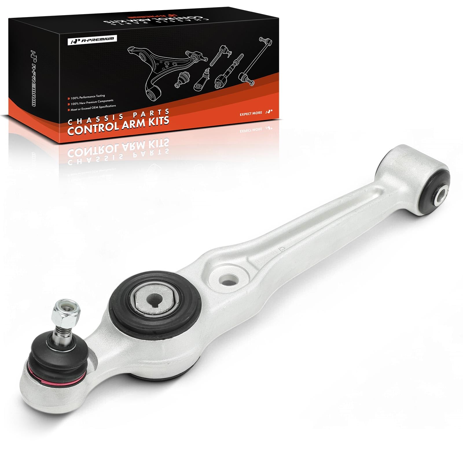Bras de commande avec rotule pour train avant de Saab 9-3 bague incluse - 8