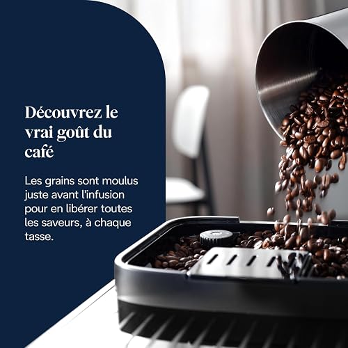 De’Longhi Magnifica Evo - Perfetto Kaffeevollautomat mit klassischem Milchaufschäumer, 4 One-Touch-Getränke, Cappuccino, Espresso Kaffeemaschine, Soft-Touch-Bedienfeld, Silber (ECAM292.33.SB) - 3