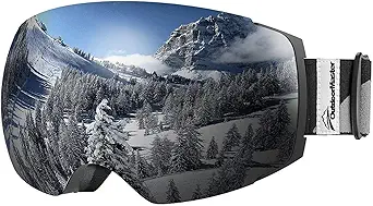 OutdoorMaster Ski Goggles PRO - Frameless Interchangeable Lens