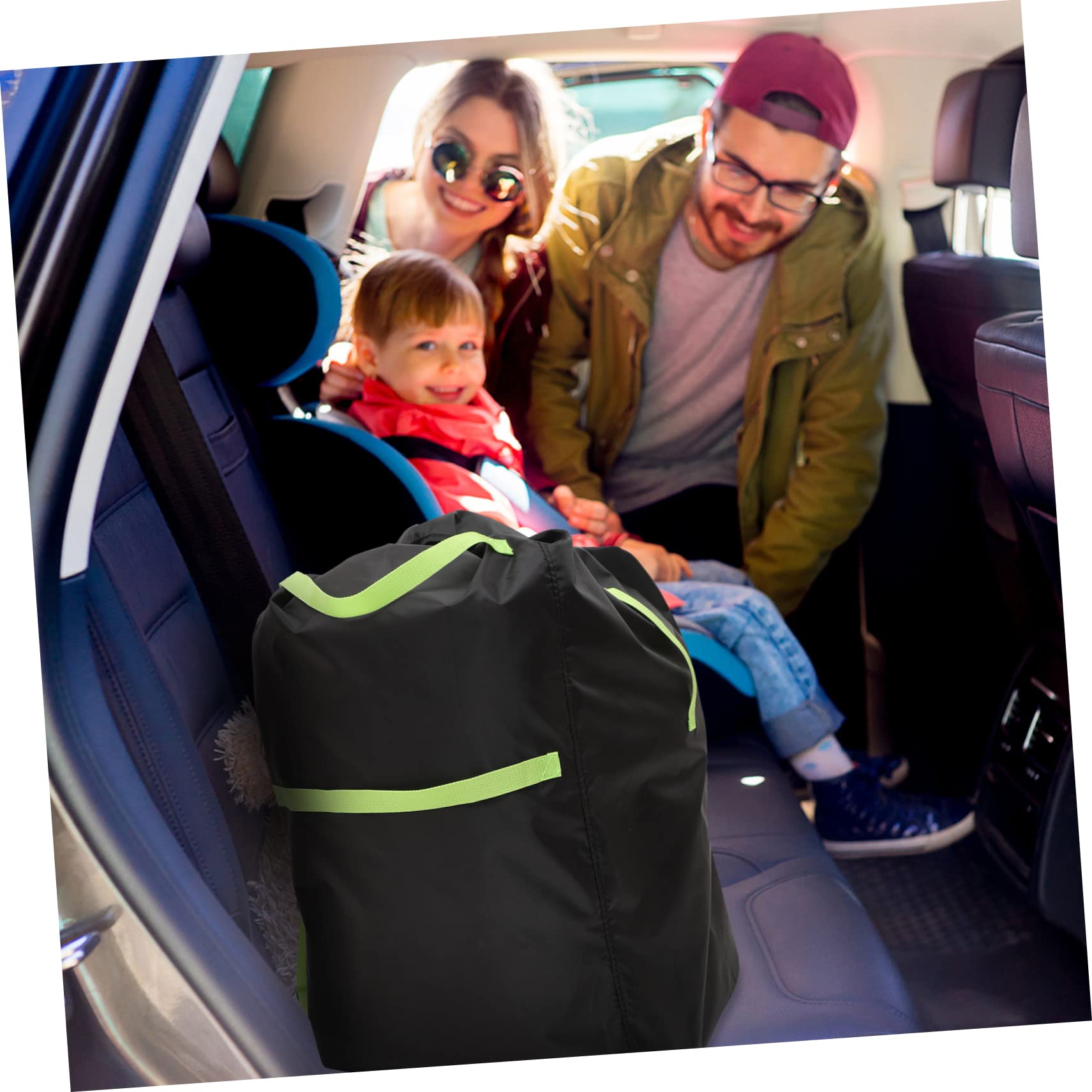 Sosoport Bolsa de Viaje para Cochecito Doble Negra Oxford para Avión
