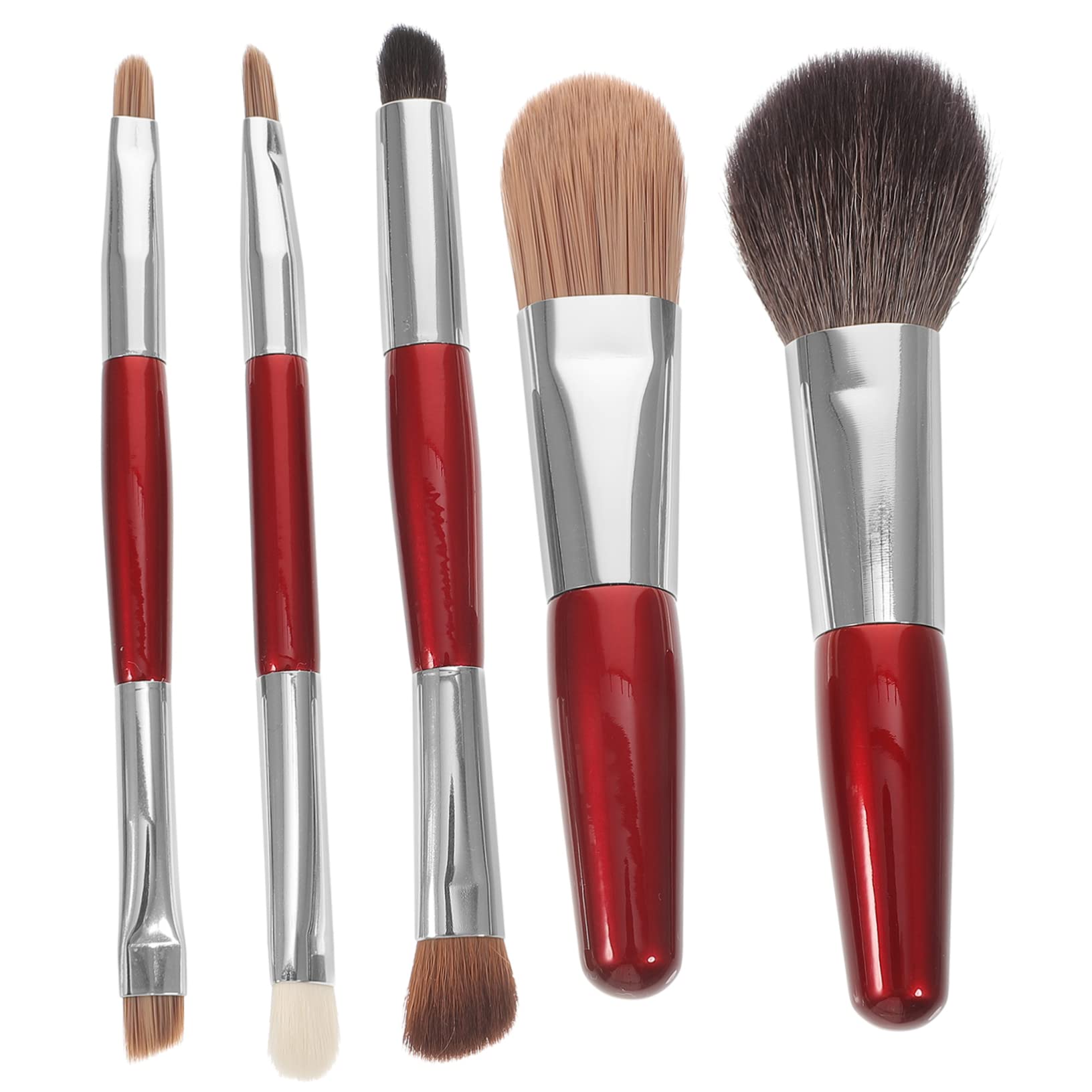 Didiseaon 3 Ensembles pinceau de maquillage avec trousse makeup make up maquiage maquillage femme fournitures de maquillage pour femmes Se maquiller rougir poudre tube en aluminium