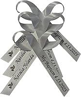 Vista 14 de 25 moños personalizados con cintas ensambladas, recuerdos personalizados para despedida de soltera, recuerdos de fiesta, cintas personalizadas