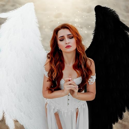 Miniatura 2 de Giegxin 100 plumas de avestruz naturales de 8-10 pulgadas/7.9-9.8 in, plumas de avestruz blanco y negro, a granel para jarrón, manualidades,