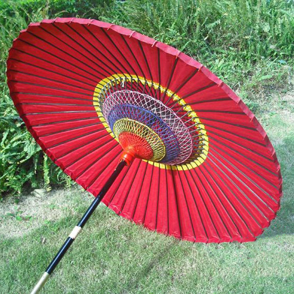 PARASOL LMJN Red Patio Retro Oil Paper Umbrella Classic Style Waterproof UV  Protection (Without Base) : Amazon.nl: Garden