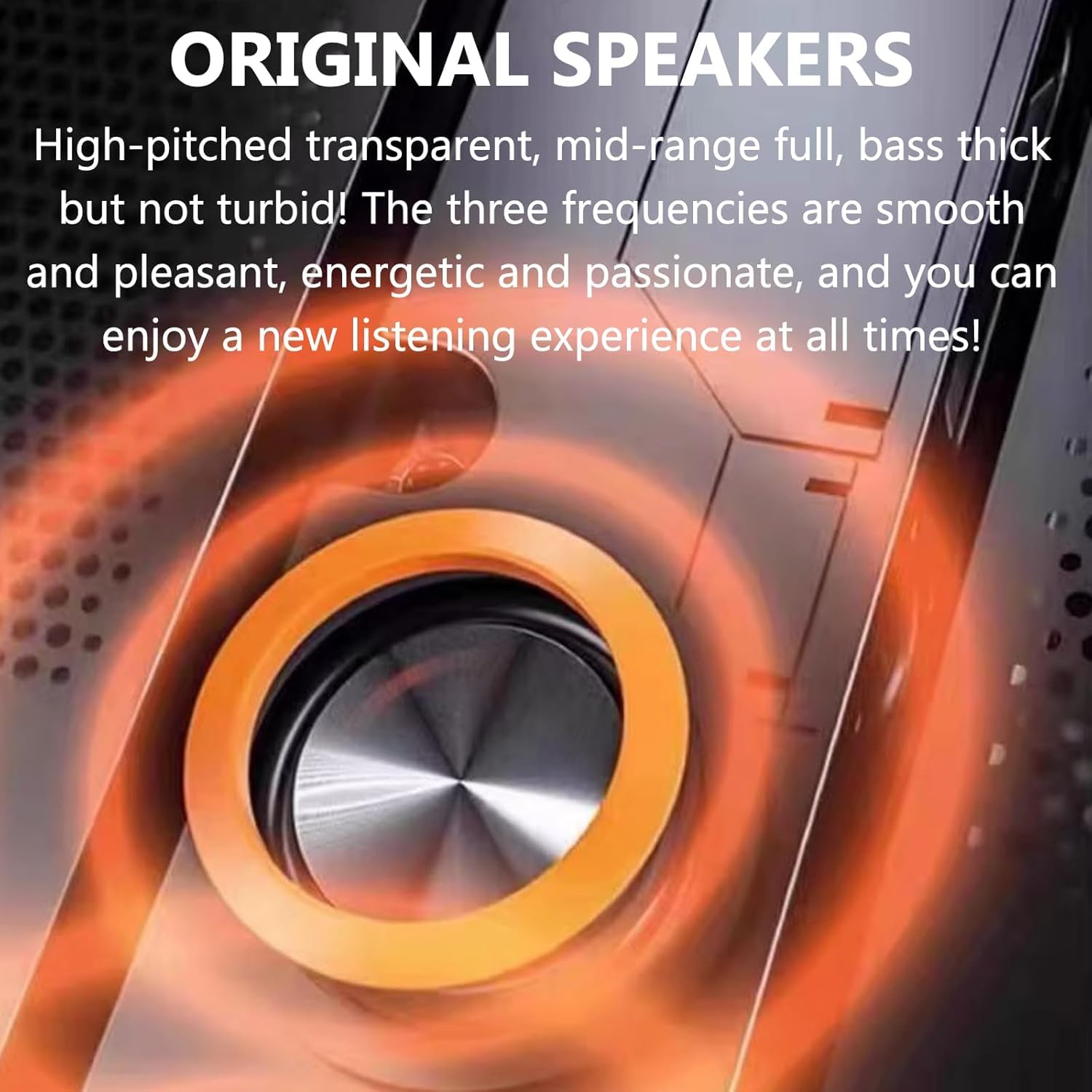 Enceinte Bluetooth flottante avec horloge et paroles, montage mural pour la maison, les fêtes et les festivals