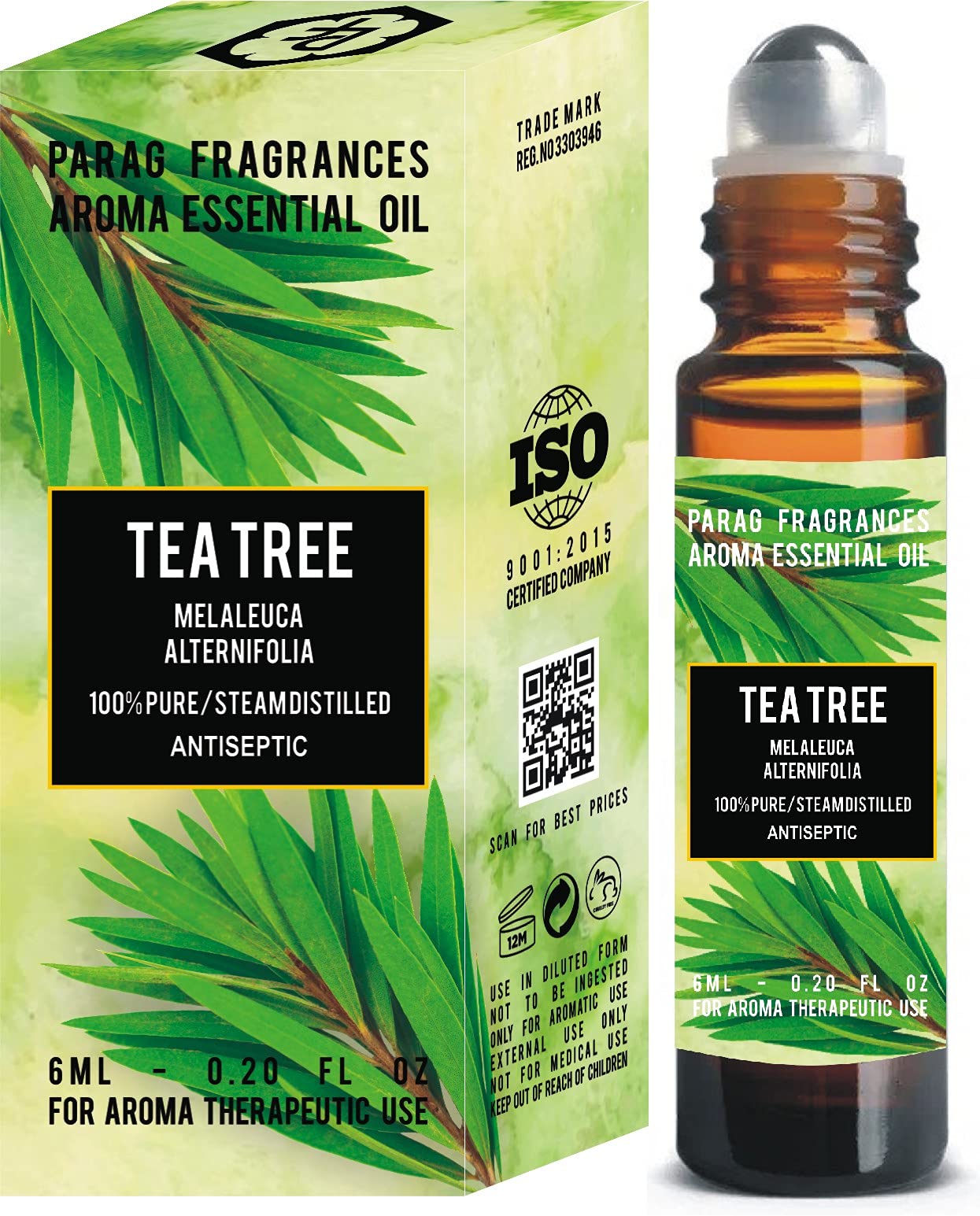 Parag Fragrances Tea Tree Essential Oil / 100% Pure, Natural And Undiluted Oil/Aromatherapy Grade 1 / 6Ml-image-28
