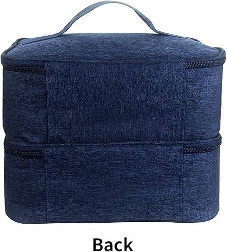 Miniatura 7 de 2 Pcs Lipsticks Storage Bag  Nail Polish Holder Case with Compartments - Lipstick Travel Case Organizer Soft Storage Case Accessories Holder