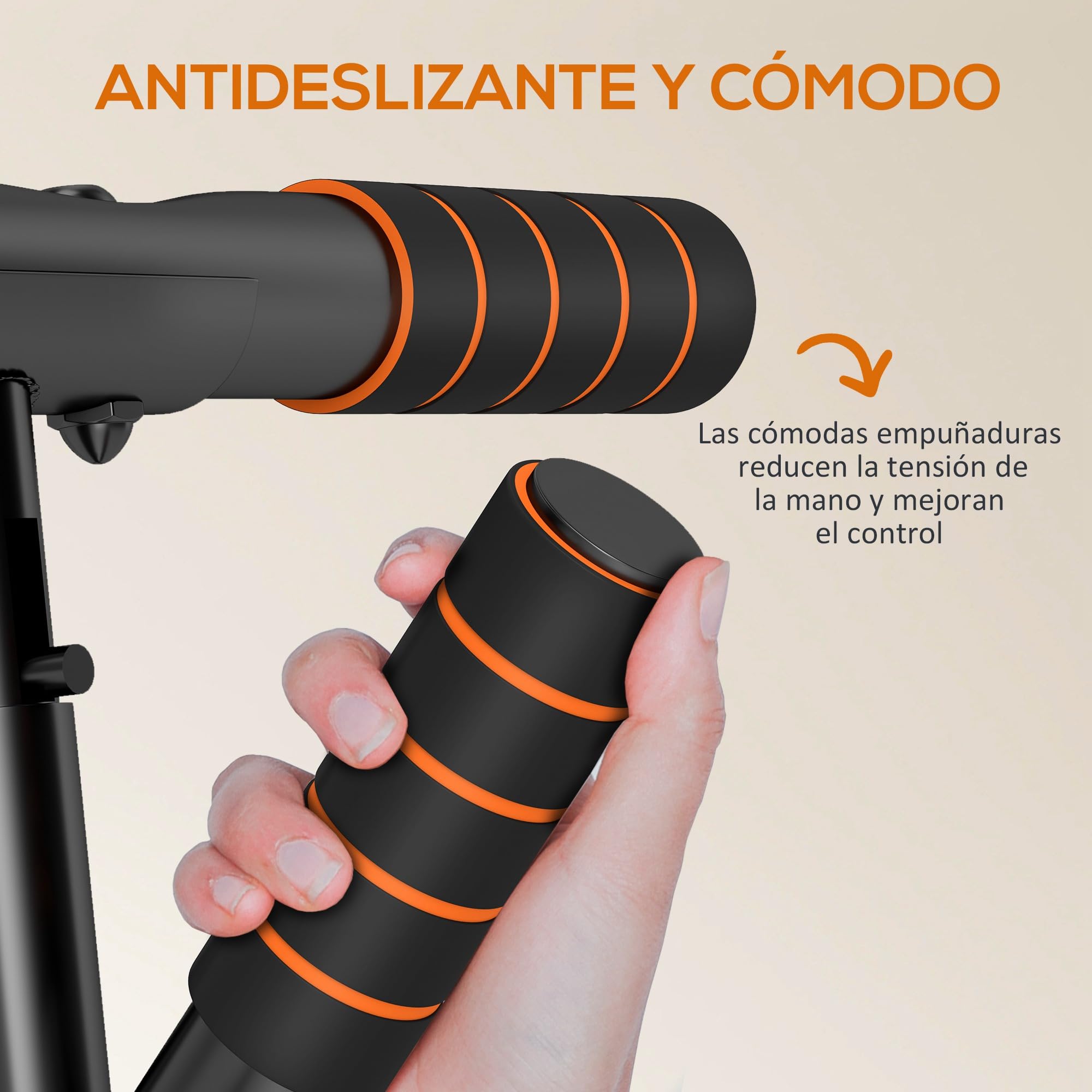 SPORTNOW Barra de Dominadas Multifuncional Barra de Dominadas de Pared con Bandas de Resistencia Carga 150 kg para Ejercicio y Entrenamiento en Casa Gimnasio Negro y Naranja