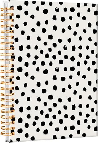 Vista 26 de iampanda Cuaderno de diario en espiral, encuadernación fuerte de doble alambre con papel de primera calidad para niñas y mujeres, 60 hojas A5 a