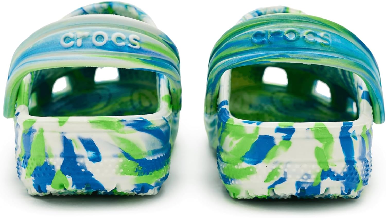 Crocs Unisex-Child Classic Watercolor Marbled Clog K - Image 7