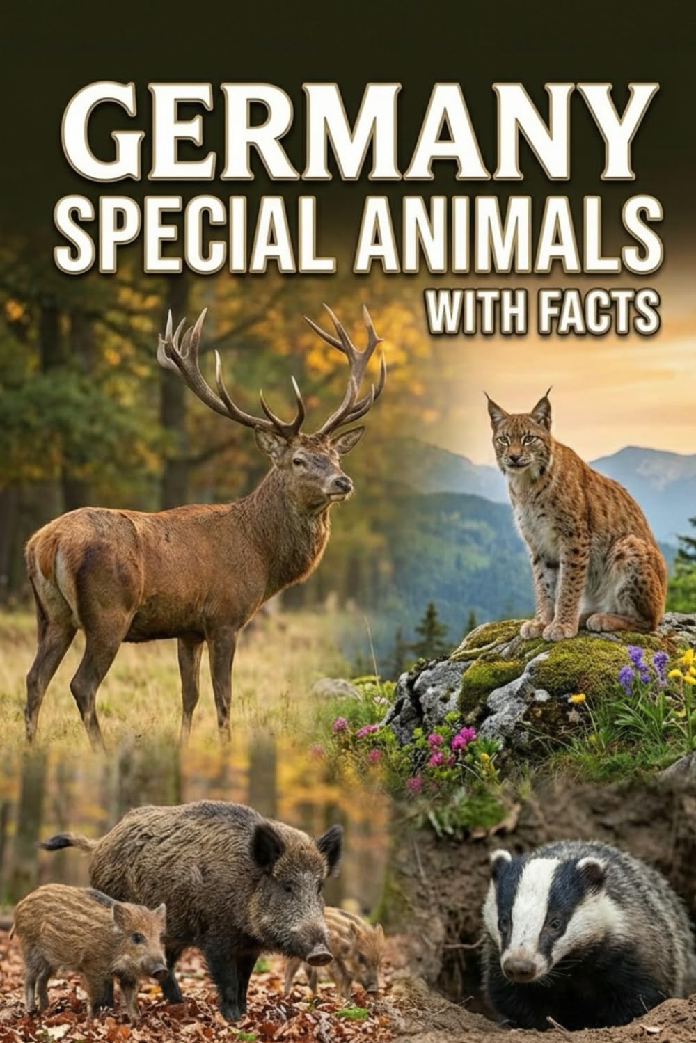 Germany Special Animals with Facts Amazing Wildlife of Germany for Kids Ages 10+ | Educational Animal Facts, Habitats & Fun Learning