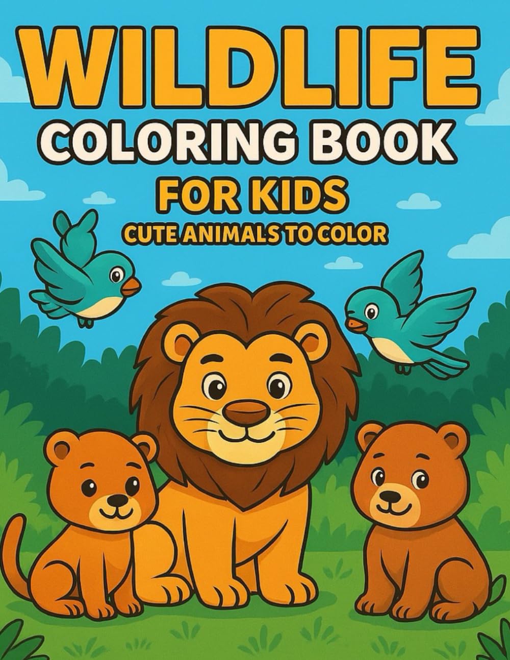 WILDLIFE: Coloring Book