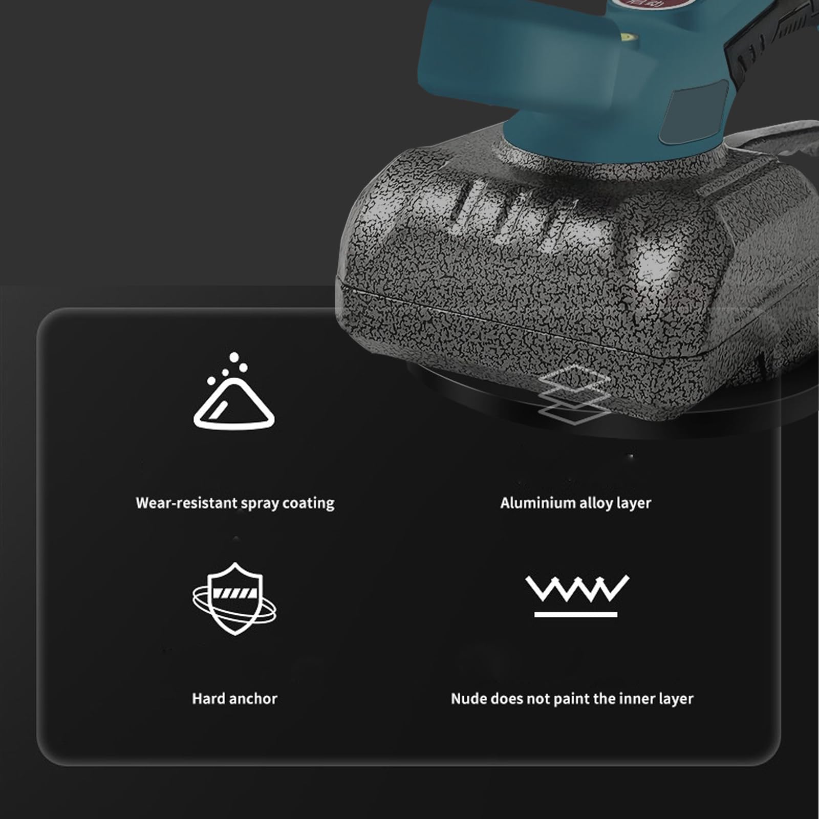 Makita 18V Fliesenleger Maschine Elektrische Fliesen Vibrator 4,7x4,7 einstellbar 100kg Aufnahmekapazität 39 Zoll (ohne Batterie)