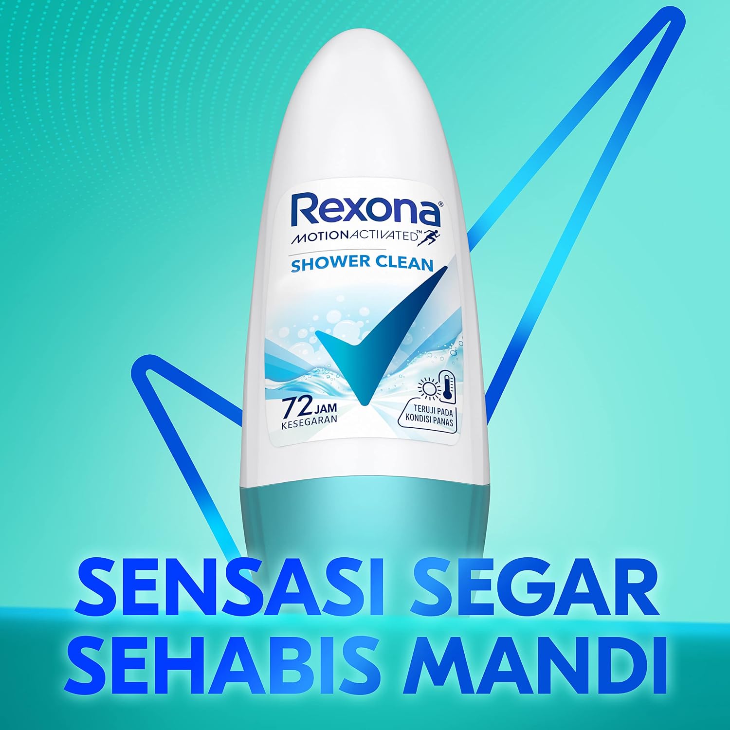 Женский дезодорант-антиперспирант Rexona для душа Clean, 1,5 жидких унции (45 мл), фото 5