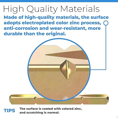 Miniatura 6 de Piezas de repuesto para manija de puerta Andersen de 3-34 de largo, compatibles con puertas de patio Andersen, puerta con bisagras Anderson