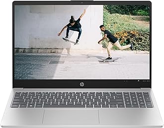 Laptop 15-fd0137ne, 15.6" Full HD Display, Intel Core i5-1235U, 16GB RAM, 512GB SSD, Intel Iris Xe Graphics, Windows 11 Home, Natural silver [B21RJEA] (US Version)