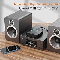 1Mii B06 Plus Bluetooth HiFi Vevő - Vezeték Nélküli Audio Adapter aptX HD/Adaptive Bluetooth 5.3 Technológiával, 3D Surround Hangzással, 50m 3