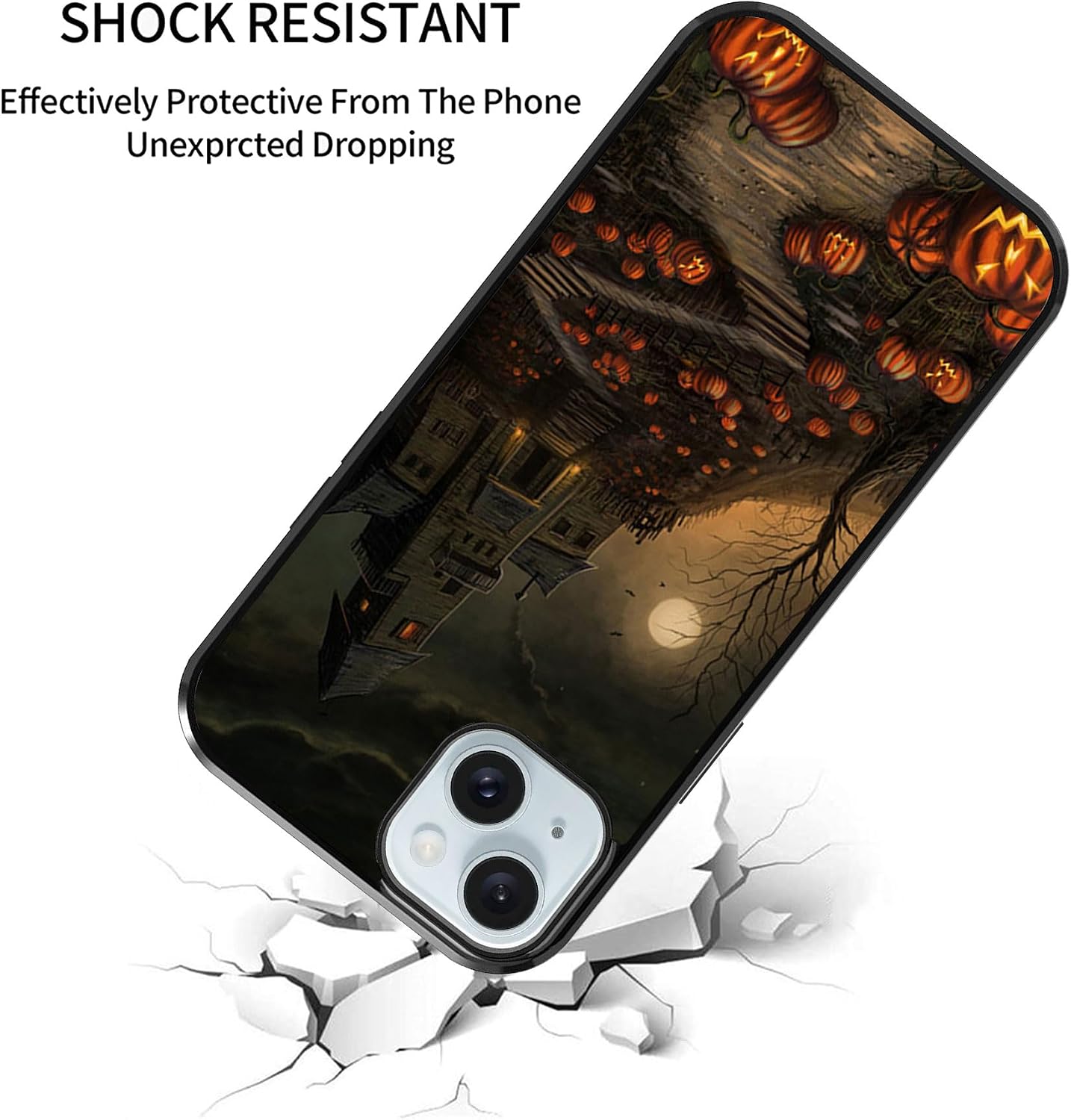 for iPhone 15 Plus Case - Halloween Haunted House image 3