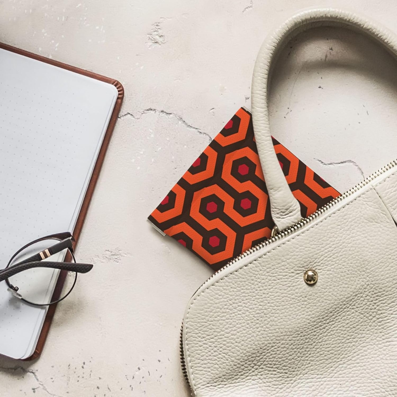 Coin Purse Overlook Hotel Carpet Leather Squeeze Coin Purse Mini Pouch Change Wallet Bag Gifts for Women Kids Girls Key Holder - Image 8