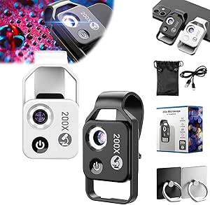 Zoom De Aumento Nanozoom 200x, Lente De Clip Nanozoom De Alta Tecnología, Nano Zoom 200x Para Iphone Lente Nanozoom Para Telefono Celular