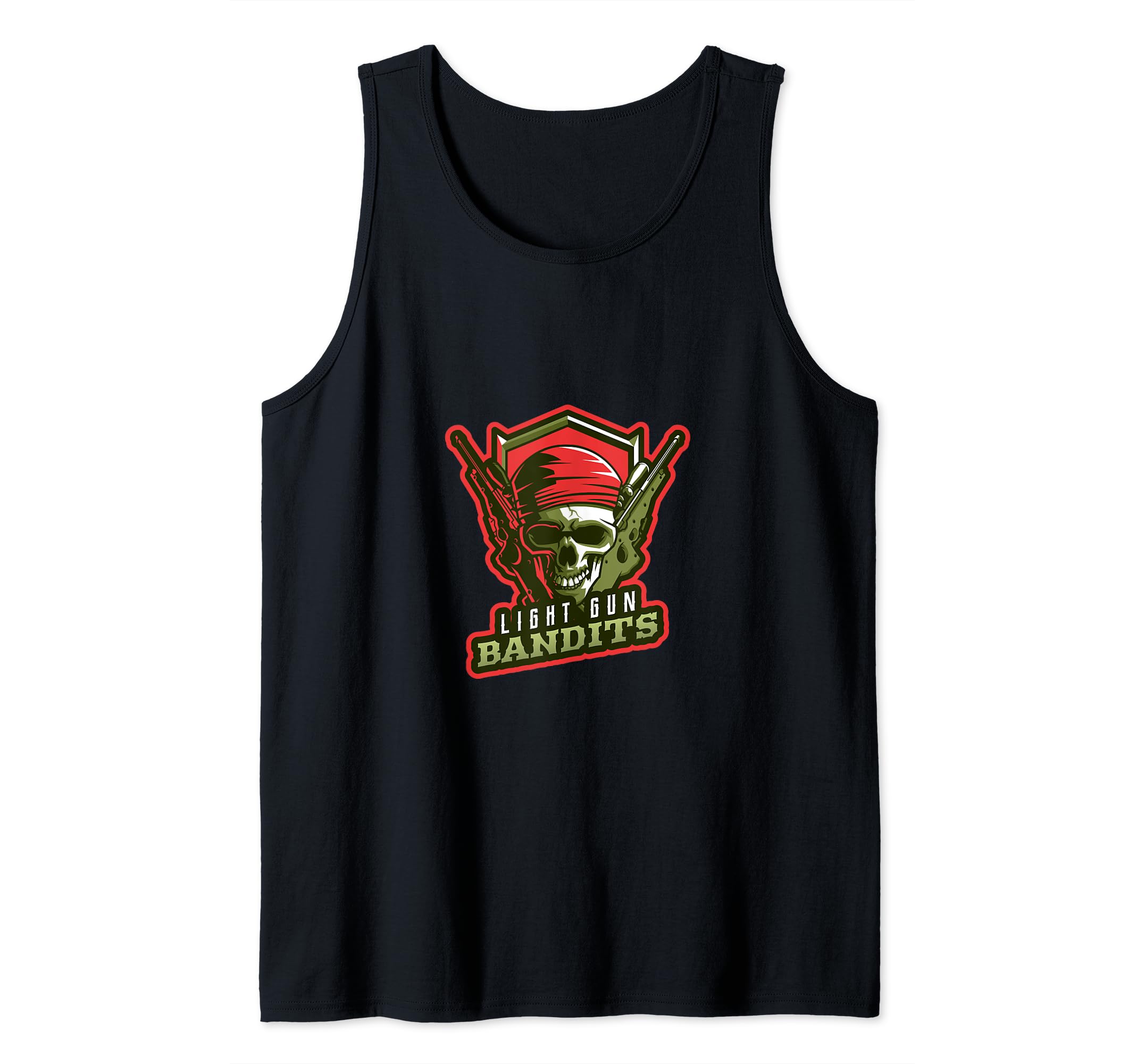 CrossGun Skull - Light Gun Bandits Tank Top