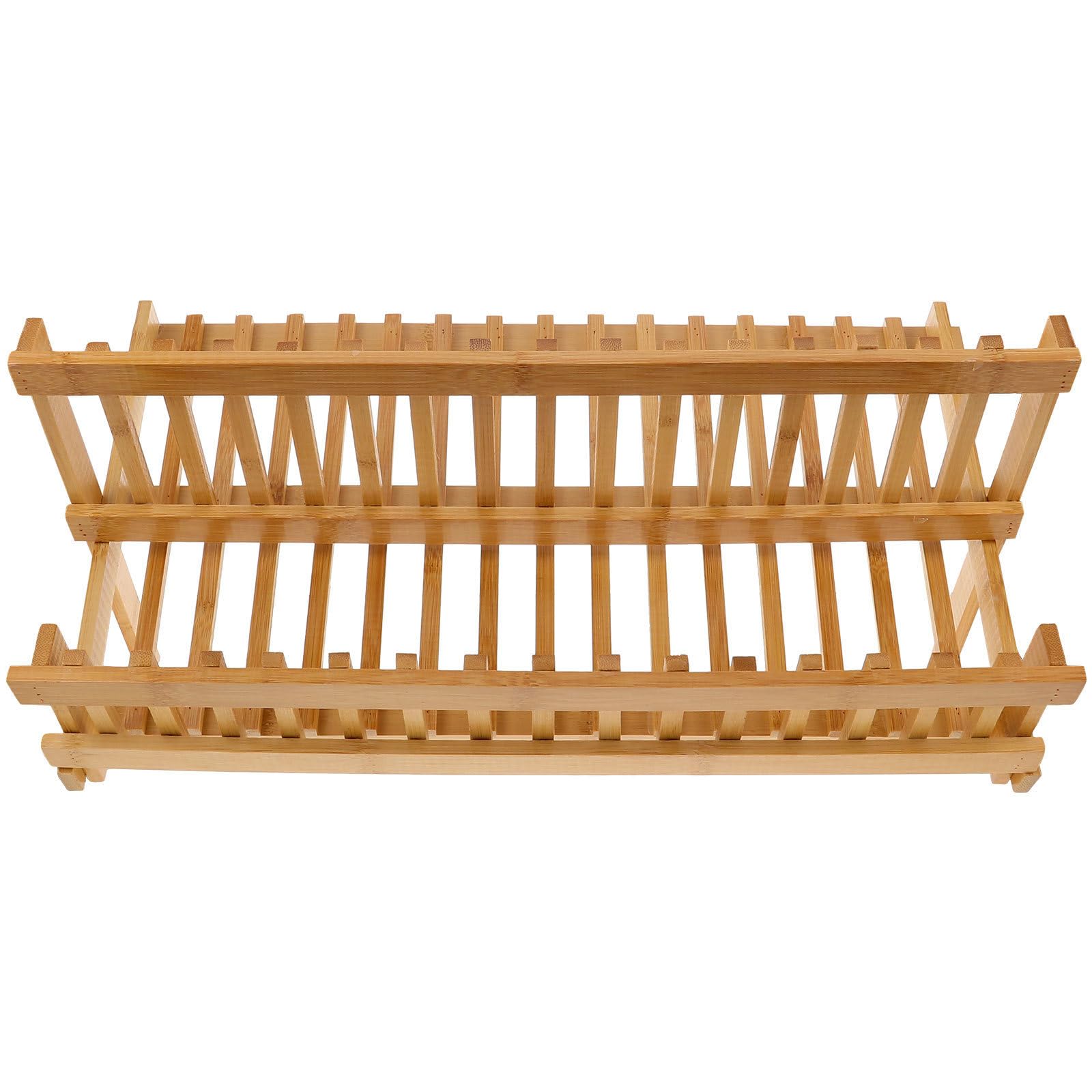 Operitacx Égouttoir à Vaisselle en Bois Design Pliant Pliable pour Rangement Extérieur et Camping Pratique