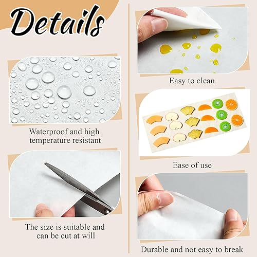 Miniatura 4 de Lincia Juego de 200 bandejas para liofilizar, papel pergamino, accesorios de servicio de alimentos precortados compatibles con bandejas de secado de