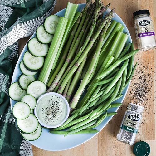 Miniatura 7 de The Spice Hunter Pepper, negro, grueso, molido, orgánico, tarro de 1.7 onzas (paquete de 3)