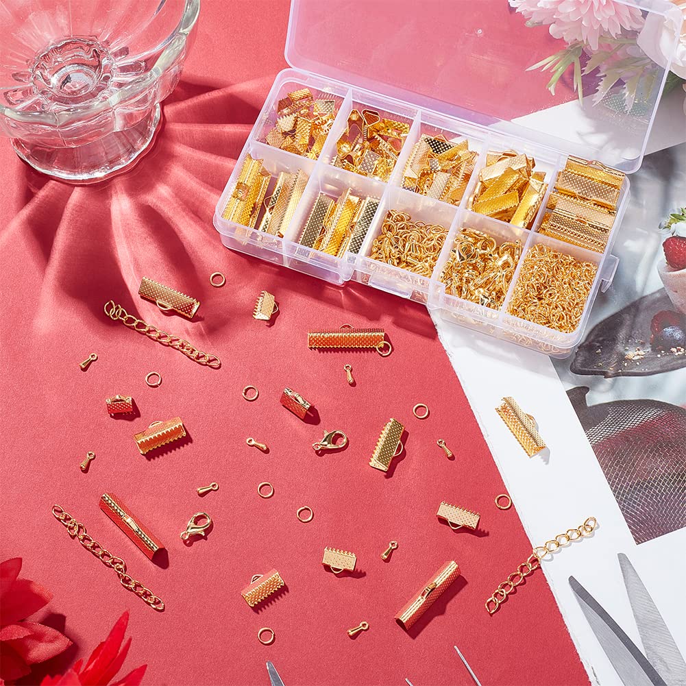 Amazon.com: PH PandaHall 410pcs Golden Jewelry Finding kits 6
