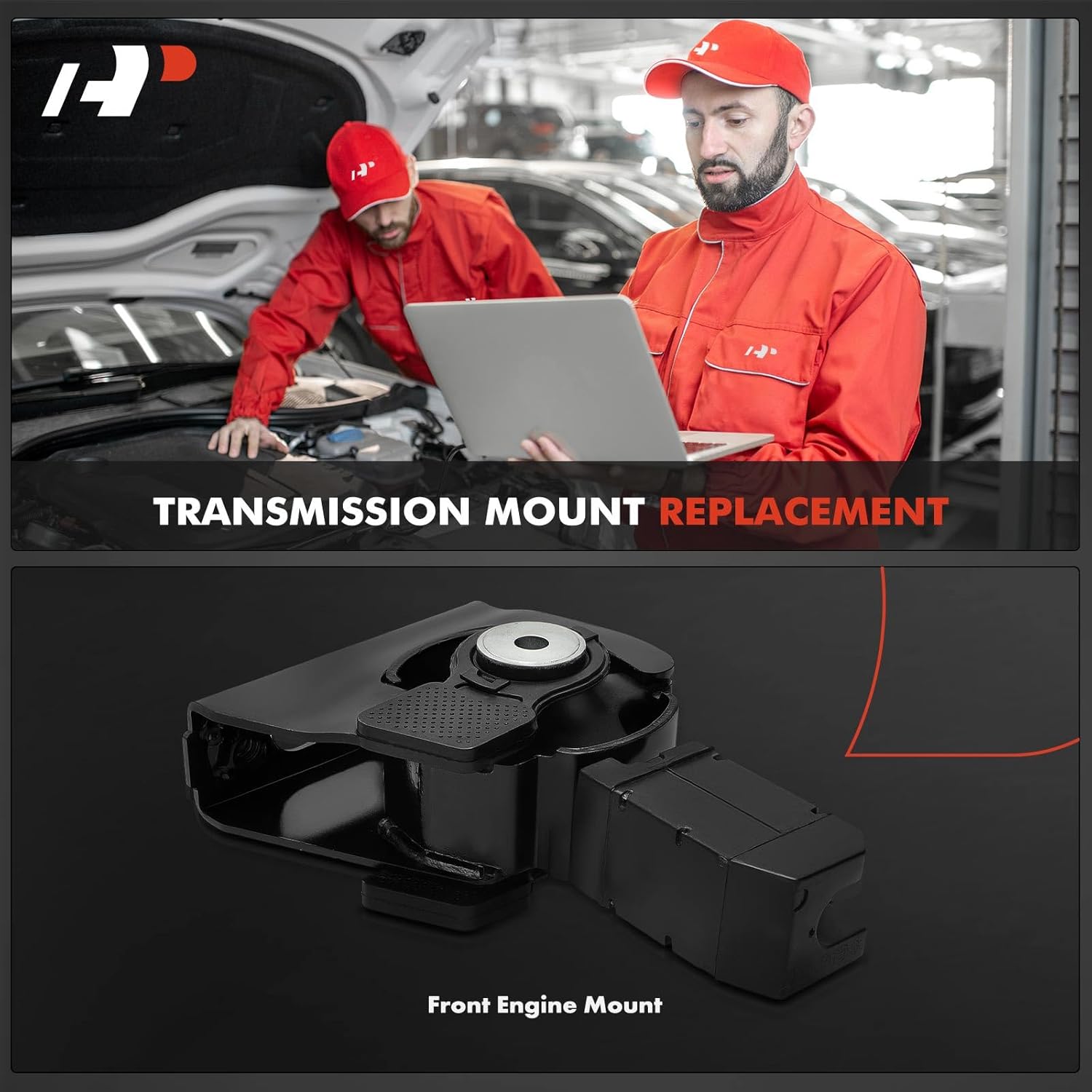 A-Premium Front Engine Motor Mount Compatible with Toyota Corolla 2014-2019, 1.8L, Automatic CVT Transmission