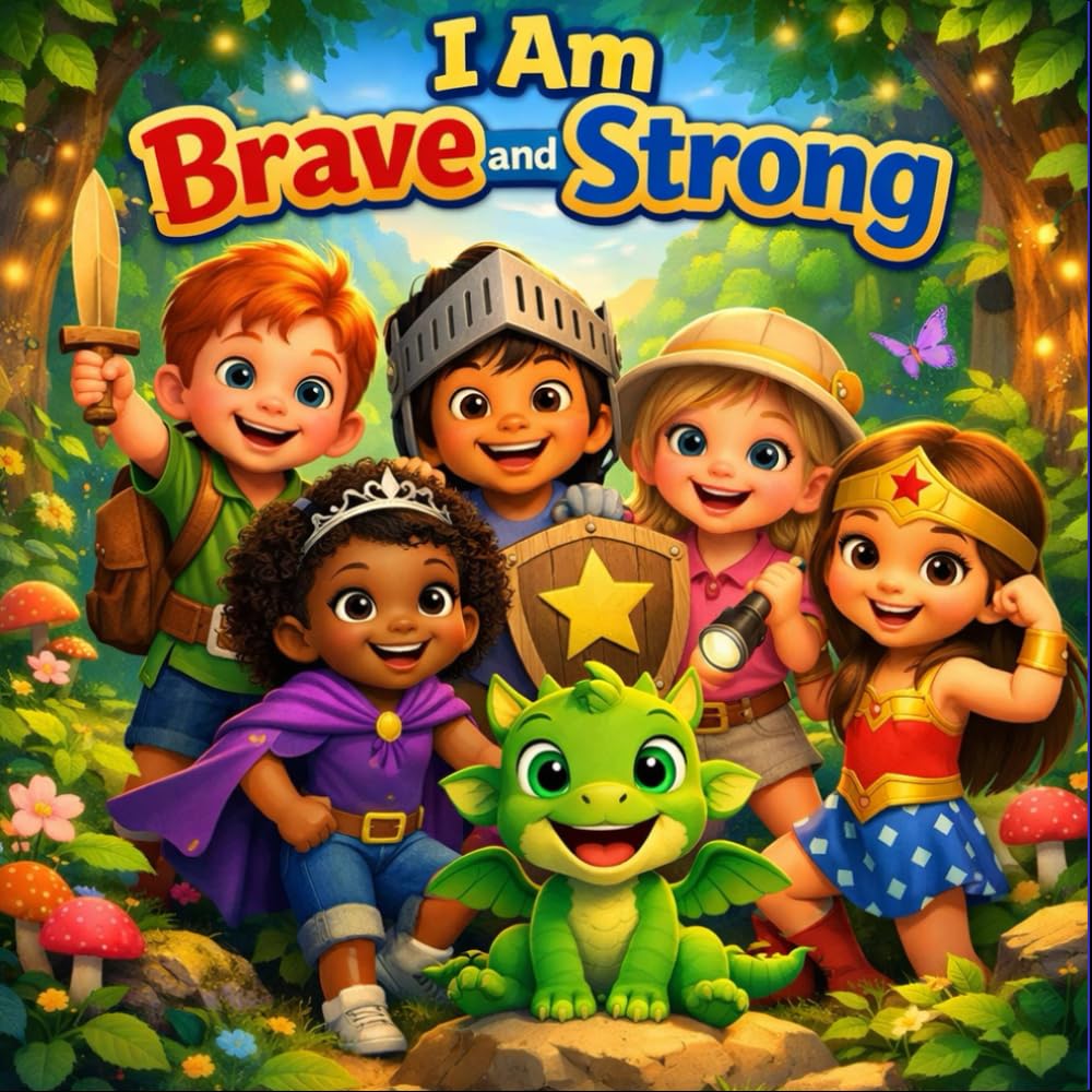I Am Brave and Strong: Positive Affirmations Book for Kids Ages 3–6 | Build Confidence, Self-Esteem & Growth Mindset | Empowering Picture Book for ... Positive Affirmations for Confident Kids