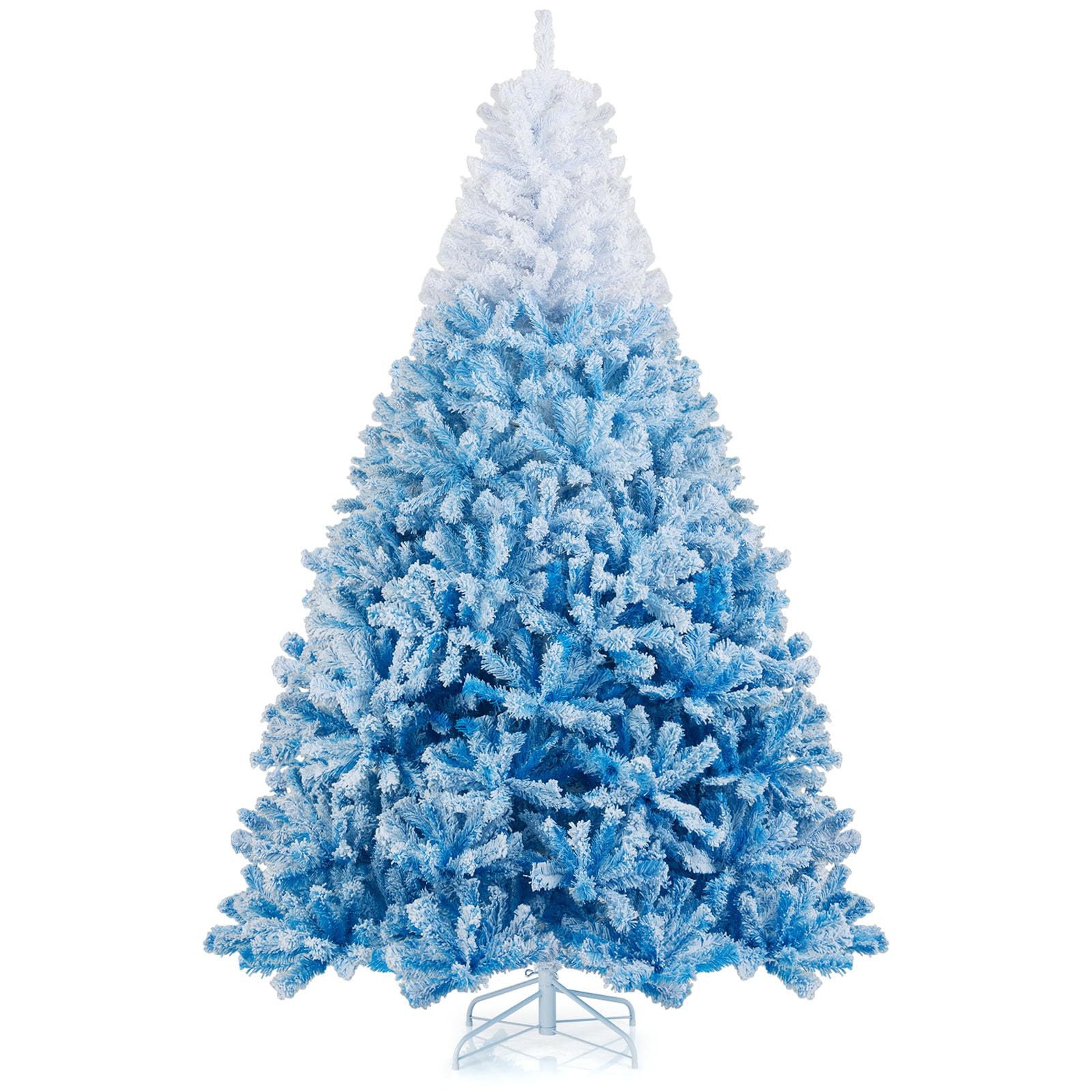 Amazon.com: Goplus 8 FT Snow Flocked Christmas Tree, Artificial