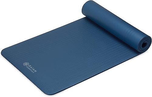 Vista 57 de Gaiam Essentials 2/5" Thick (10mm) Yoga & Pilates, Fitness & Exercise Mat with Easy-Cinch Carrier Strap Cushion Support For Fitness and Gym Workouts