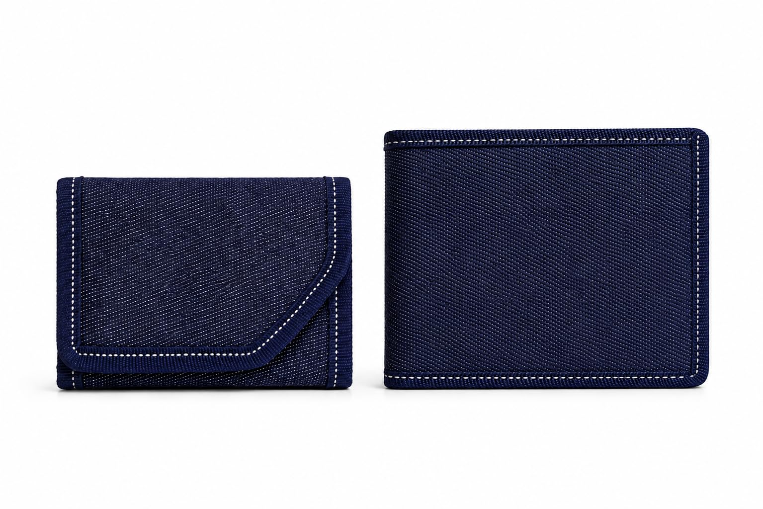 Non Leather Small Mini Slim Wallet for Men & Boys (BI-FOLD-Denim)-image-15