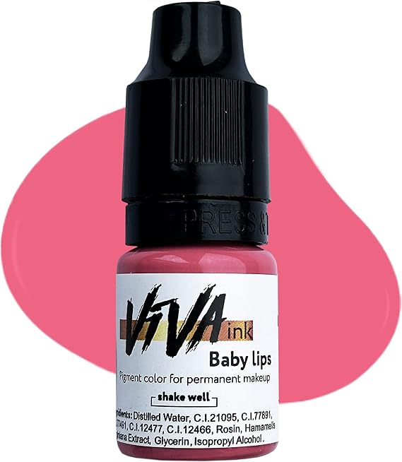 Lip Pigment Baby Lips Permanent Lip Makeup Microblading Ink for Durable and Colorful Lips Long Lasting Color Lip Cosmetics (0.2 oz)