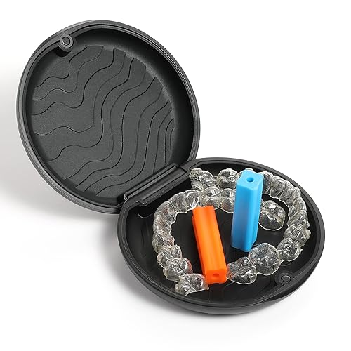 Miniatura 5 de B Rush Masticables de silicona de grado médico para alineadores Invisalign, asientos de bandeja de alineador suave y mediano, mordedores de