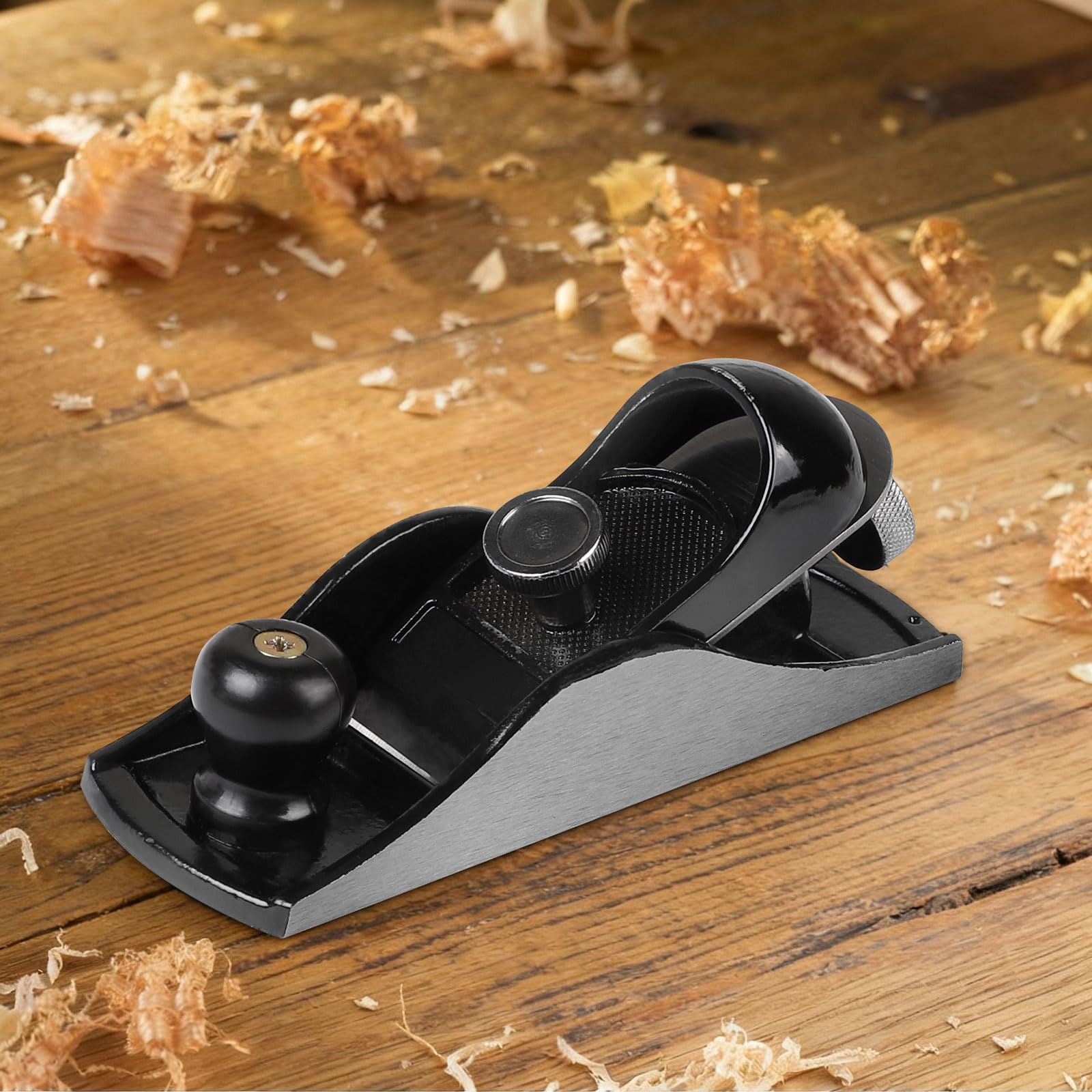 LALAGO Pialla a mano, lunghezza corpo 175 mm + larghezza lama 41 mm, pialla manuale universale regolabile, mini pialla per legno, mini pialla manuale per rifinire, lucidare e piallare
