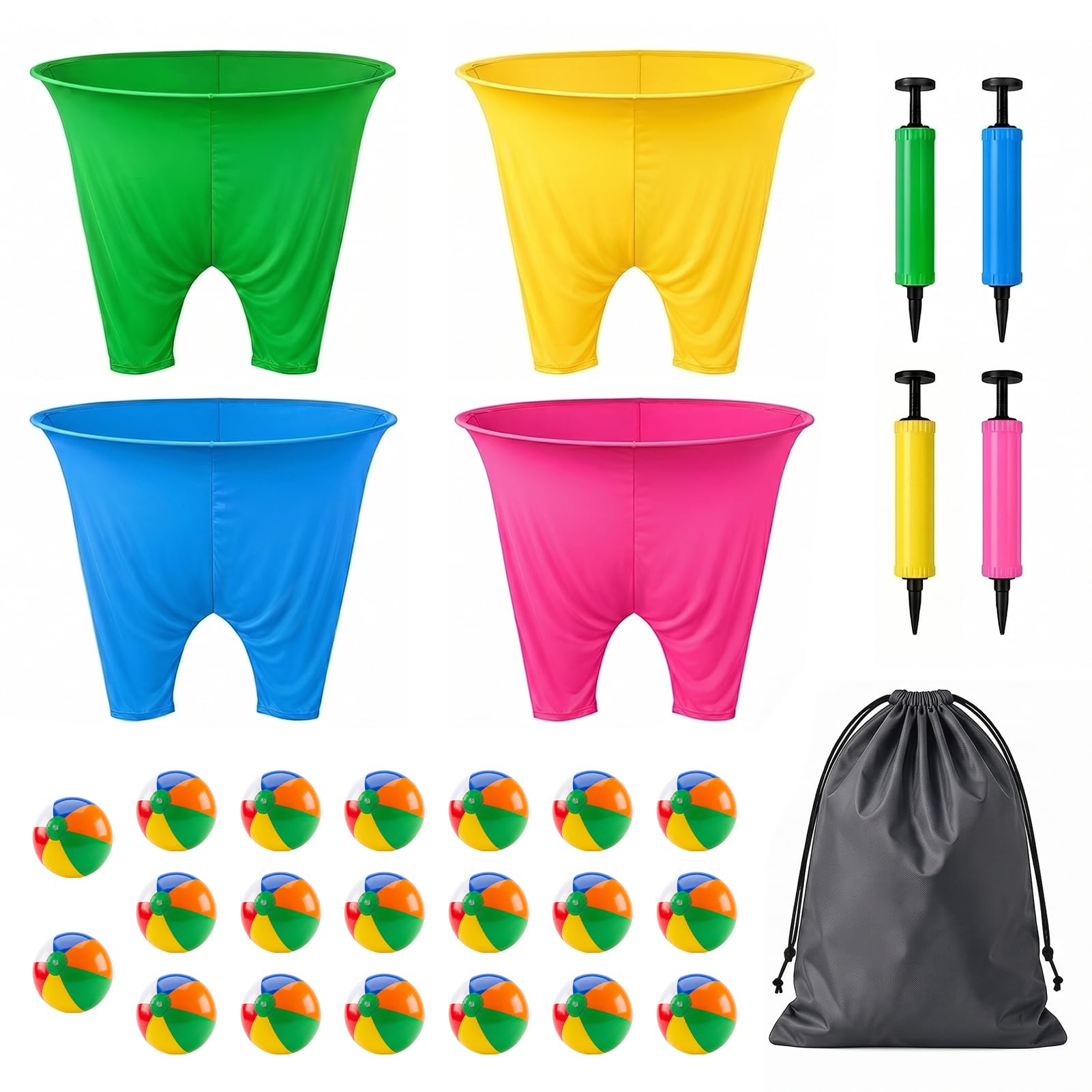 Granny Pants Yard Game Outdoor Fangspiel Set Hinterhof Rasen Partyspiel für Teenager und Erwachsene
