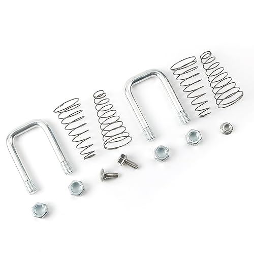 Miniatura 8 de Camotokiit 1900-2-1600 Kit de pernos en U de cadena de seguridad de repuesto para enganches de cuello de cisne B&W