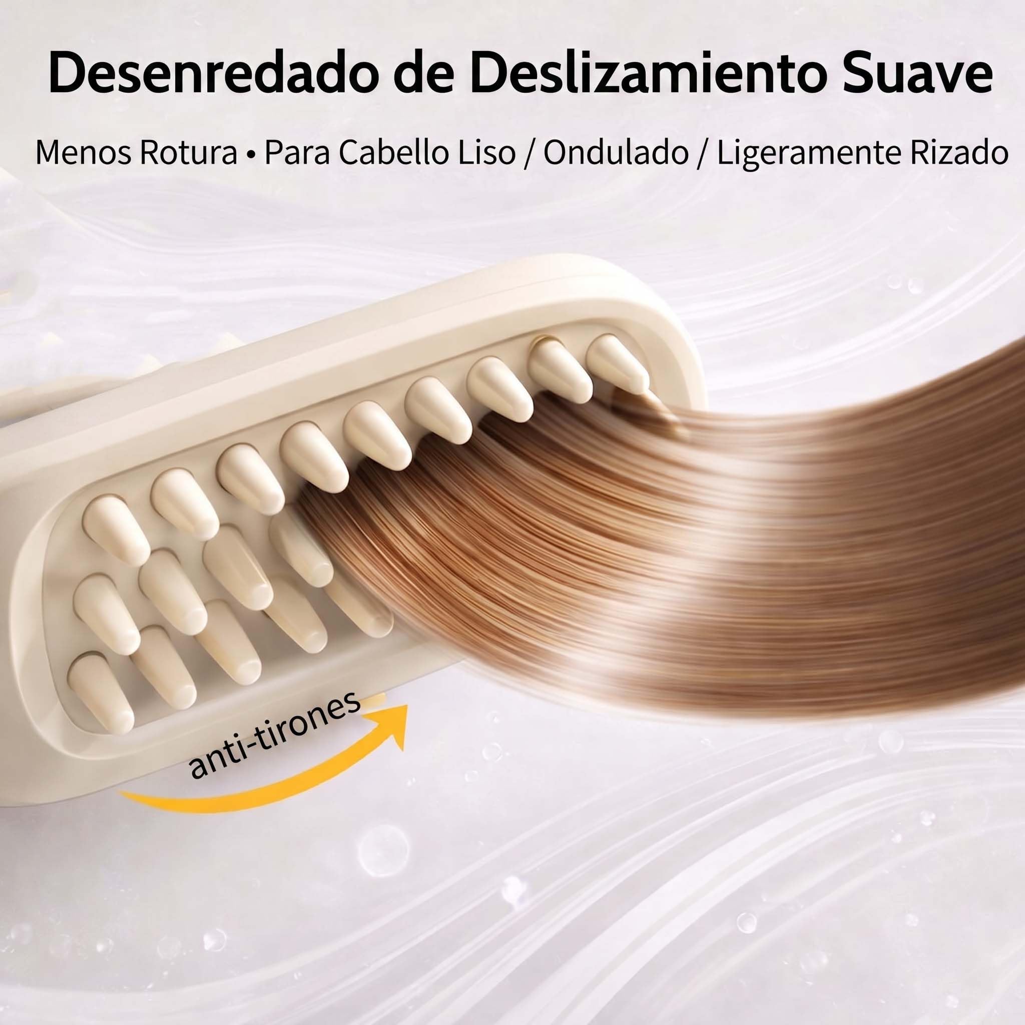 2026 Cepillo Alisador Con Vapor,Electric Spray Air Cushion Massage Comb,Electric Steam Brush For Hair,Rechargeable Detangling Steam Brush For Short Hair, Reduce Frizz, Nourishes Hairs (Purple)