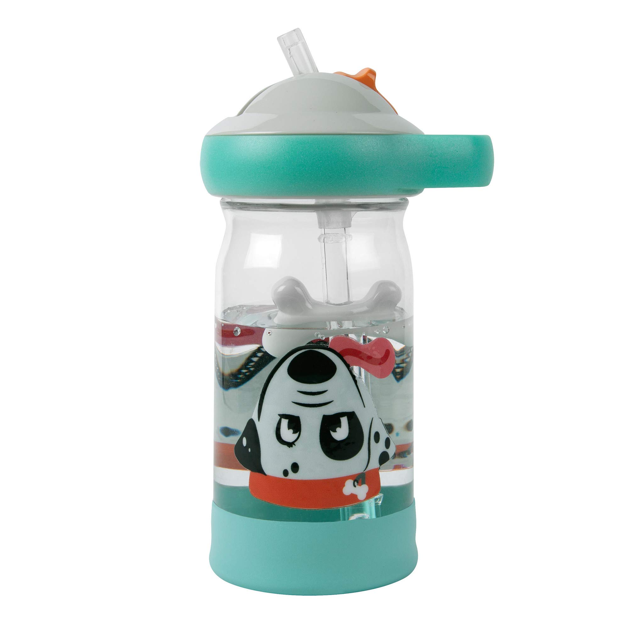 The First Years Sip & See Toddler Water Bottle w/ Floating Charm 12 Oz